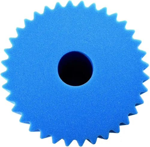 Miniatura 3 de HQRP Filtro de espuma azul (7" x 8 1/2") compatible con aspiradoras centrales Electrolux Aerus Centralux E130A E130B E130F E130G E130J 1590 1590A