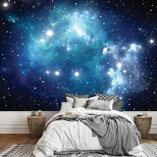 Miniatura 12 de wall26 Mural de pared removible para pared, agujero de gusano cósmico, estrella, galaxia, espacio y astronomía, fantasía y ciencia ficción, arte
