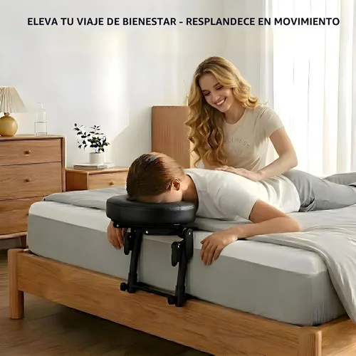 Miniatura 4 de Reposacabezas de masaje para cama, colchón para el hogar, kit de masaje ajustable de 18 pulgadas de altura, soporte para cabeza de spa, soporte