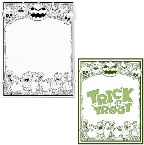 Miniatura 6 de Hying Sello transparente de calabaza de Halloween, fantasma, para hacer tarjetas, murciélagos de Halloween, sellos de goma de araña, bruja y gato
