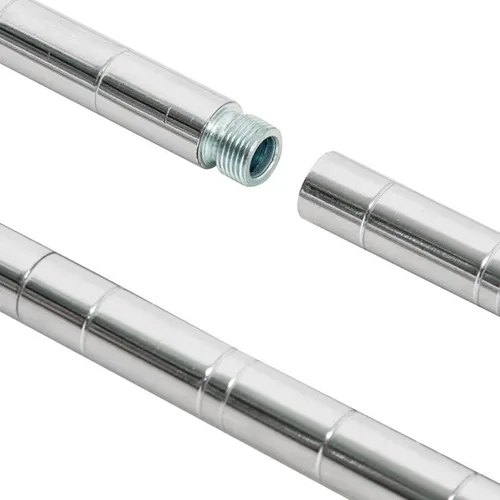 Miniatura 7 de BELANITAS Estantería de alambre de 4 niveles, estante de almacenamiento de acero, estante de almacenamiento de metal ajustable, estantes