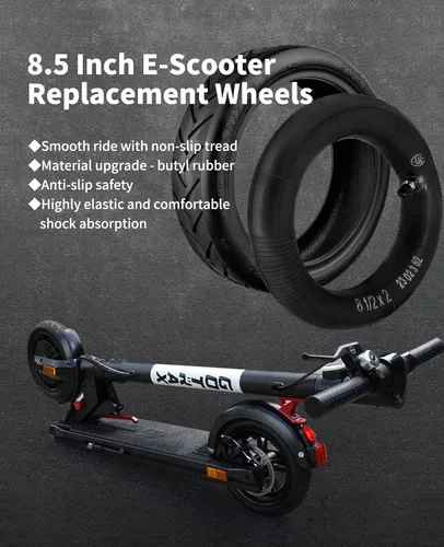 Miniatura 5 de 8.5 Tubo de neumático 50/75-6.1 Repuesto de neumático de scooter para scooter eléctrico Gorax/Xiaomi, neumático interior 8.5, neumático neumático