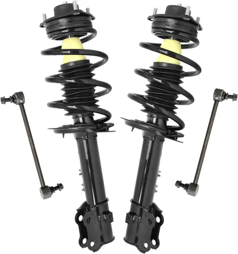 Miniatura 8 de Detroit Axle - Kit de puntales delanteros 2WD para Ford F-150 2005-2008 Lincoln Mark LT 2005-2008, 2 puntales con muelle helicoidal, 2 enlaces