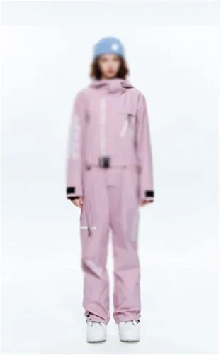 Miniatura 3 de LEPSJGC - Overol de snowboard para mujer con capucha y traje de esquí (color D, talla XL)