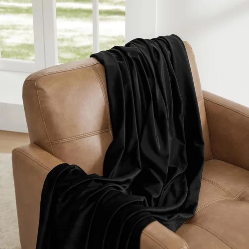 Miniatura 6 de GIGIZAZA Cortinas de terciopelo 100% opacas de 72 pulgadas, 2 paneles, cortinas negras para ventana, con aislamiento térmico, cortina de lujo
