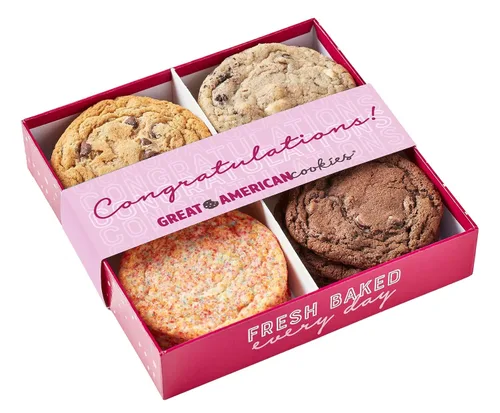 Miniatura 10 de Great American Cookies – 12 galletas assortidas recién horneadas – horneadas a diario, preparadas a mano y nunca congeladas – Ideales
