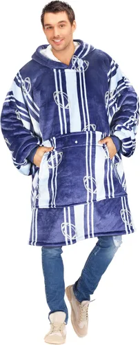 Miniatura 12 de Tirrinia Sudadera Manta de Gran Tamaño con Capucha, Mantas Sherpa Esponjosas Vestibles, Manta Sudadera Reversible y Acogedora, Regalo para Adultos #