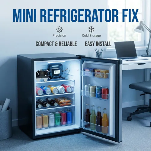 Miniatura 5 de 1 paquete QP2-4.7 QP2-4R7 Relé de arranque PTC de 4.7 Ohm, 1 pin, para refrigerador, protector contra sobrecargas, compatible con Whirlpool