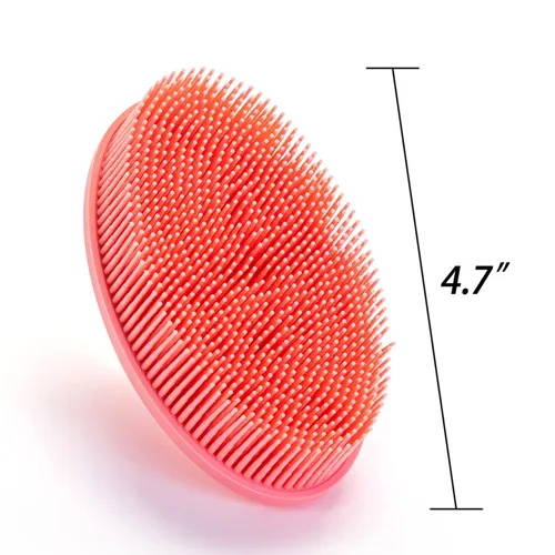 Miniatura 7 de Cepillo sensorial prémium para niños o autismo, limpiador corporal de silicona suave, cepillos sensoriales 2 en 1 para terapia ocupacional, esponja