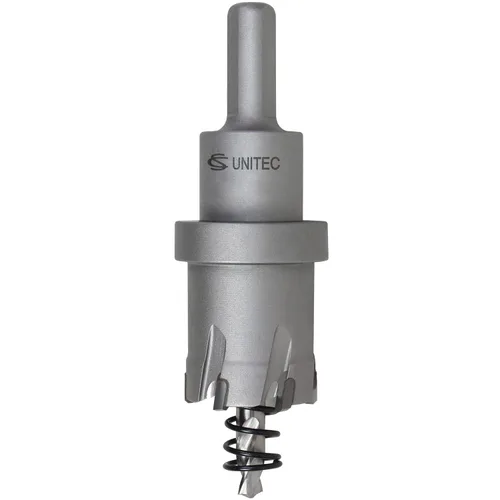 CS Unitec | 1-1-132 | Cortadores de agujeros con punta de carburo. 1 pulgada de diámetro x 1 pulgada de longitud efectiva. Vástago de 3/8 pulgada.