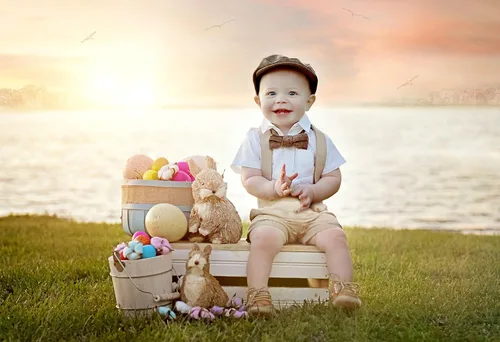 Miniatura 83 de Born to Love Gorro de conductor a rayas para niños pequeños