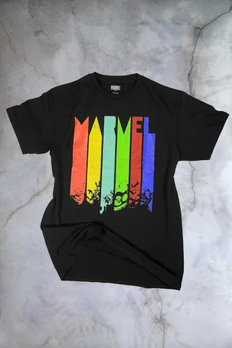 Miniatura 4 de Marvel Camiseta Avengers Color Daze Distressed Adulto Hombre