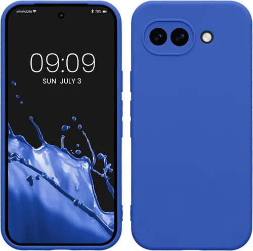 Miniatura 112 de kwmobile Funda compatible con Google Pixel 9 Pro - Funda protectora delgada de TPU para teléfono - Acabado mate suave - Negro mate