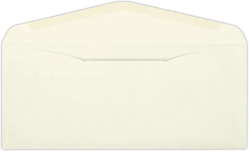 Miniatura 2 de LUXPaper Sobres comerciales con solapa #10 4 1/8 pulgadas x 9 1/2 pulgadas Lino natural Texto de 24 libras 50 unidades 24 libras. Lino
