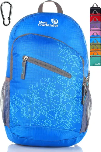 Miniatura 14 de Outlander 20L/33L - Mochila de día de senderismo de viaje ligera empacable más duradera (rojo oscuro, 20L)