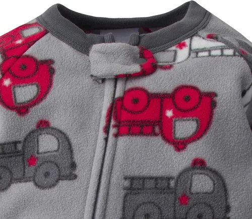 Miniatura 5 de Gerber Pijama de forro polar resistente al fuego para bebés y niños pequeños, paquete de 4