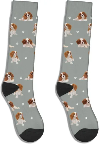 Miniatura 3 de Calcetines divertidos para perros, calcetines deportivos de invierno personalizados para mascotas para hombres y mujeres