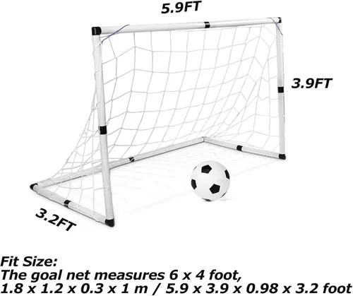 Miniatura 3 de Red de fútbol, redes de repuesto de fútbol deportivo, red de repuesto para entrenamiento de partidos deportivos, práctica de fútbol para adultos