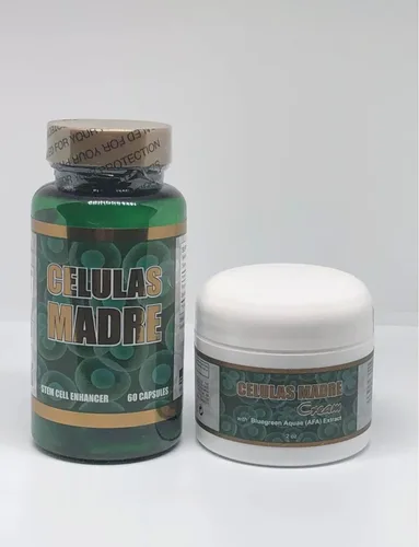 Celulas Madre Cápsulas & Crema. Apoyo Articular y Dolor Muscular, apoyo del sistema inmunológico, niveles de energía de apoyo, producción de células