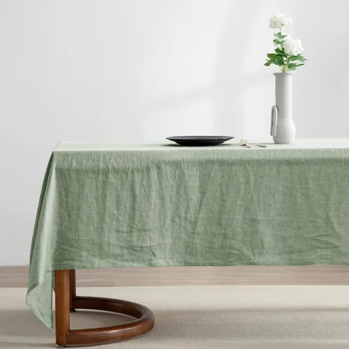 Miniatura 11 de EVERLY 100% Pure Linen Rectangle Tablecloths 60x84Inches for Dining,Buffet Parties,Picnic,Events,Weddings and Restaurants,Decorative Black