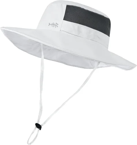 Miniatura 40 de BASSDASH Sombrero de pesca solar UPF 50+ resistente al agua con solapa desmontable para el cuello