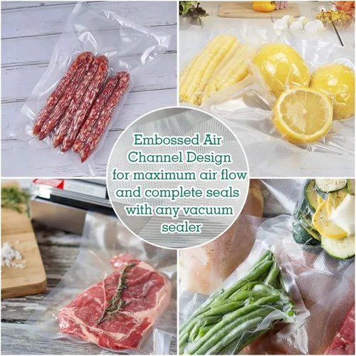 Miniatura 4 de Kitchen Vacuum Bag for Food Vacuum Sealer Packing Bag Vacuum Packer Storage Bags Food Fresh Long Keeping Length is 500CM (1lot)