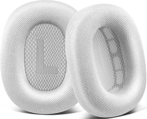Miniatura 9 de SOPROM - Almohadillas para auriculares Airpod Max, fundas de repuesto para almohadillas de oído con tela de malla duradera, espuma más suave - Verde