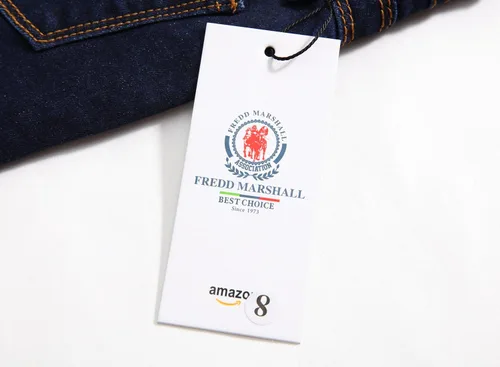 Miniatura 6 de Pantalones de mezclilla elásticos a la moda con corte ajustado para niño