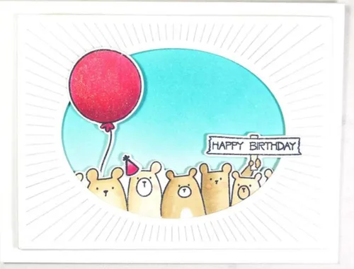 Miniatura 6 de Juego de sellos y troqueles transparentes de silicona con diseño de animales de feliz cumpleaños para hacer tarjetas, plantillas de corte de metal
