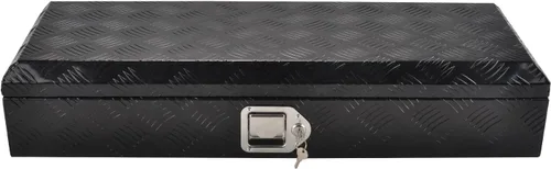 Miniatura 26 de Caja de herramientas de aluminio de 60 pulgadas para camión, caja de pecho de remolque, organizador de almacenamiento bajo la carrocería
