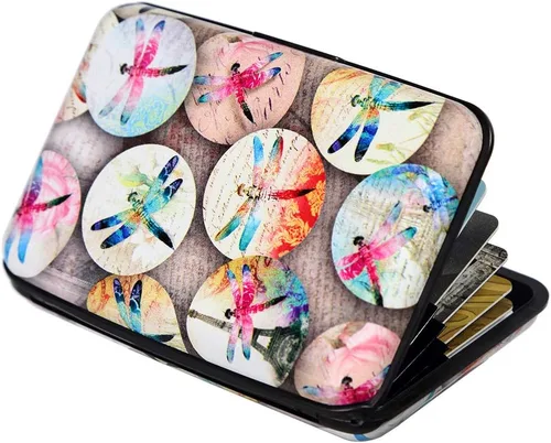 Miniatura 2 de Cartera de metal para tarjetas de crédito en aluminio con bloqueo RFID para hombres y mujeres