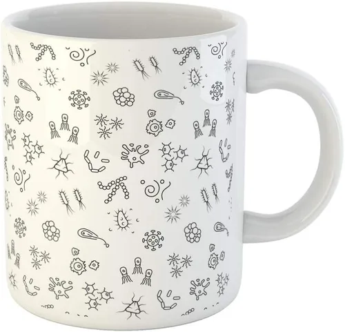 Miniatura 3 de Taza de café colorida linda erizo patrón animal bosque corazón otoño 11 oz taza de té tazas de cerámica regalo o recuerdo para familiares amigos