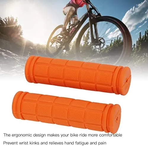 Miniatura 4 de Empuñaduras de manillar de bicicleta, agarre ergonómico de goma antideslizante con bloqueo unilateral para bicicletas de montaña, bicicletas
