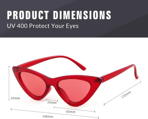 Miniatura 5 de Gifiore - Lentes de sol para mujer, diseño retro vintage
