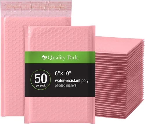 Miniatura 30 de Quality Park Sobres de burbujas, 6 x 9 pulgadas, sobres de polietileno blancos, sobres acolchados, sobres de envío, resistentes al agua