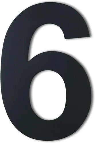 Miniatura 43 de Números de casa autoadhesivos – Números de puerta de acero inoxidable de 6 pulgadas para exteriores – Número de casa grande y moderno, número