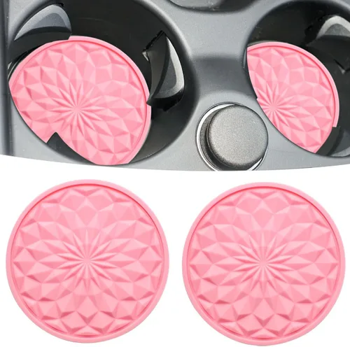 Miniatura 11 de Posavasos para automóvil, portavasos universales impermeables y antideslizantes para automóviles, accesorios para el interior del automóvil, a