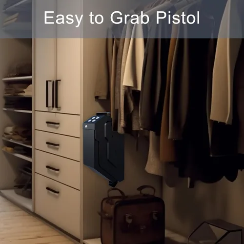 Miniatura 6 de VERPROOF - Caja de seguridad para armas de fuego, acceso rápido para pistolas, caja de seguridad para pistolas de mano con apertura, seguridad