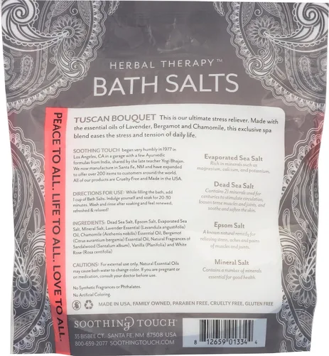 Miniatura 2 de Soothing Touch Rest & Relax - Ramo de sales de baño de lavanda manzanilla y bergamota, floral, 32 onzas
