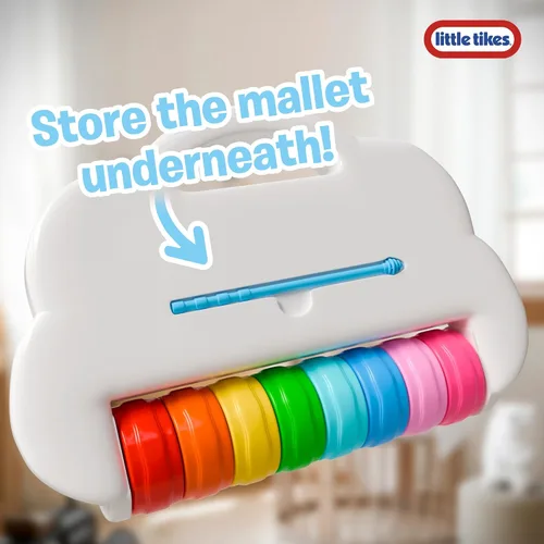 Miniatura 7 de Lollipop Little Tikes - Juguete xilófono 2 en 1 para niños pequeños, gira para tocar diferentes melodías - Diversión musical para niños pequeños