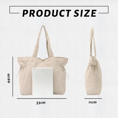 Miniatura 3 de Bolsa grande para mujer, bolsa de hombro ligera para viajes, playa, entrenamiento, compras