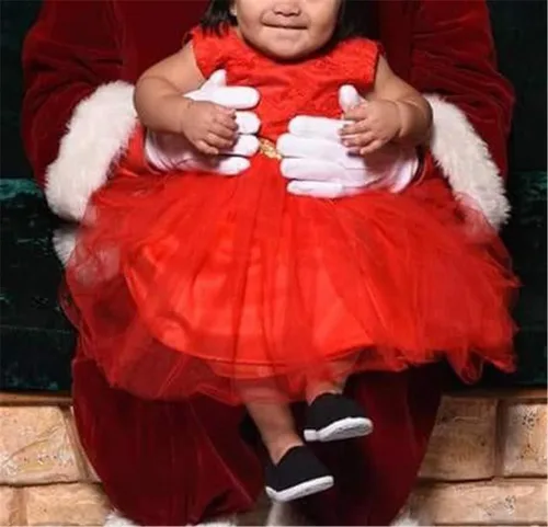 Miniatura 2 de Vestido Fkkfyy con flor, vestido para boda, para niña de 0-12 meses
