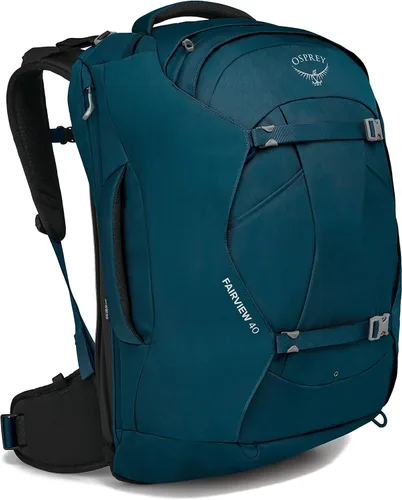 Osprey Fairview 40L Mochila de viaje para mujer, color azul jungla nocturna Azul Selva Nocturna