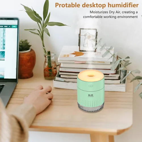 Miniatura 5 de Humidificadores pequeños para dormitorio de 11.8 fl oz, mini humidificador portátil para plantas de viaje, humidificador para plantas de dormitorio
