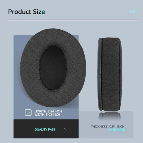 Miniatura 6 de Almohadillas de repuesto especializadas para auriculares Sennheiser, se adapta a HD4.50BT/HD4.50/HD4.50BTNC/HD458BT/HD450/HD450BT, almohadilla