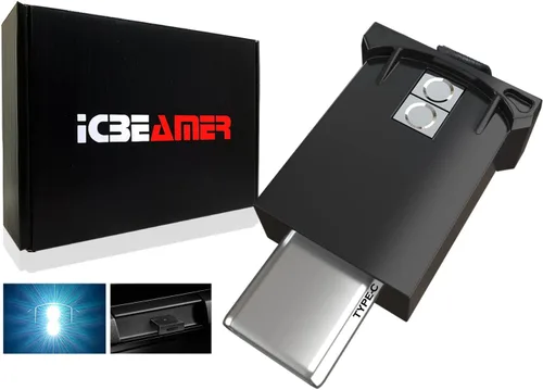 Miniatura 21 de ICBEAMER Smart USB 1-Paquete (Azul) Luz de Noche LED Automática Plug-in Miniatura para Coche, Van, Pickup, Camión, Interior, Maletero, Iluminación