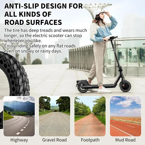 Miniatura 7 de BANGTING 2 piezas de actualización de neumáticos sólidos 50/75-6.1 para patinete eléctrico, neumáticos sin cámara de 8.5x2.0 para Gotrax GXL