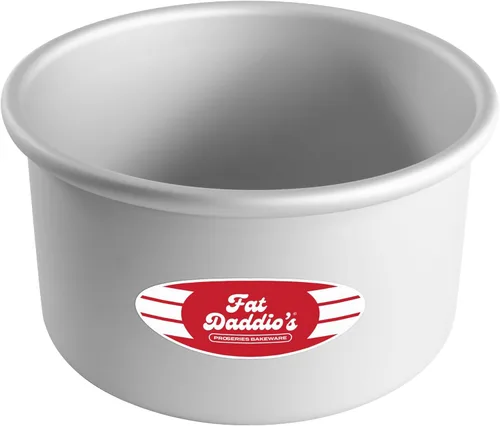 Miniatura 46 de Fat Daddio's PRD-1BOX Moldes Redondos para Pastel Mini Tier de Aluminio Anodizado para Una Caja de Mezcla, Juego de 3, Plateado