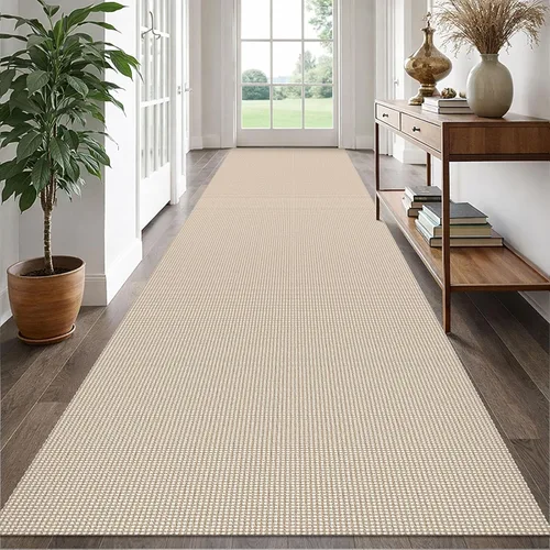 Miniatura 108 de EARTHALL Alfombra de pasillo 3x14 pies, alfombras lavables extra largas para pasillos, tejidas, antideslizante, alfombra trenzada para entrada