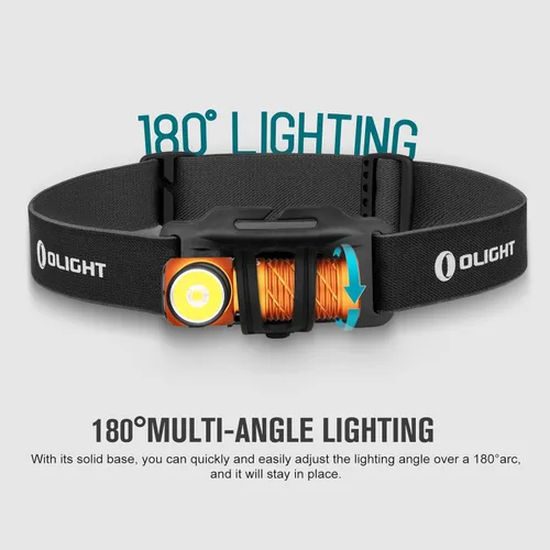 Miniatura 7 de OLIGHT Perun 2 Mini Linterna de Cabeza de 1100 Lúmenes, Linterna LED Frontal Recargable con Opción de Luz Roja, Excelente para Trabajar, Senderismo